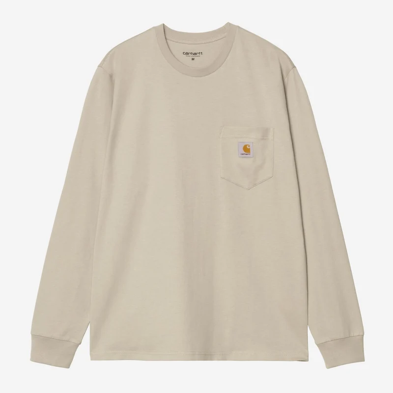 Carhartt WIP Herren-Langarmshirt mit Tasche | Puddle