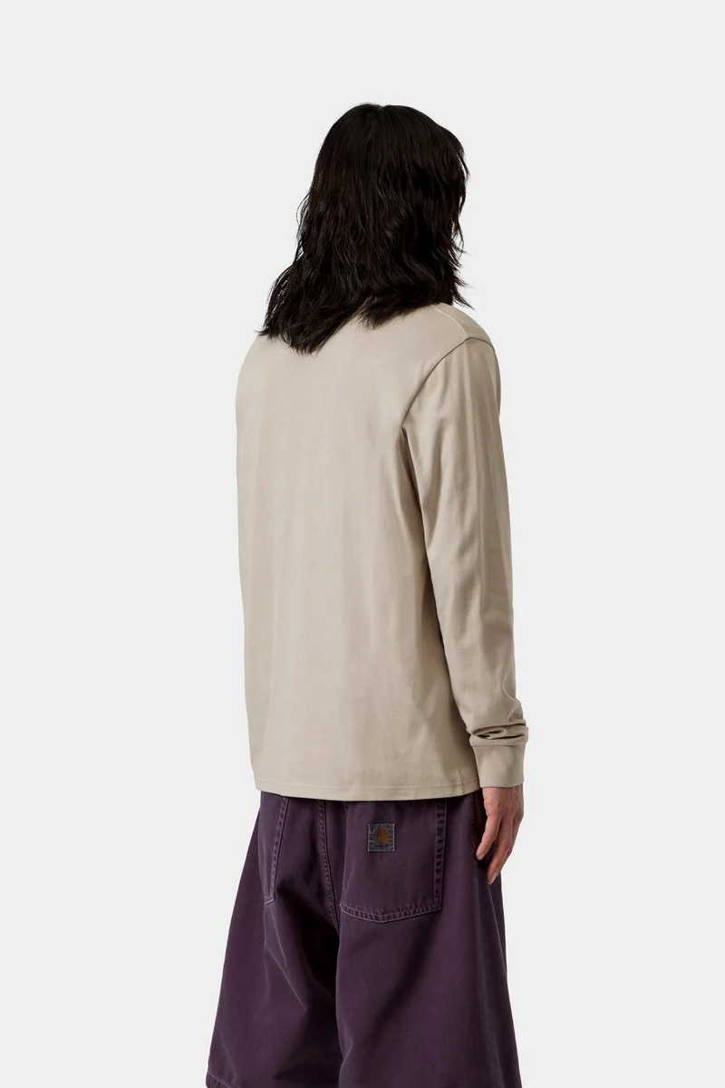 Carhartt WIP Herren-Langarmshirt mit Tasche | Puddle