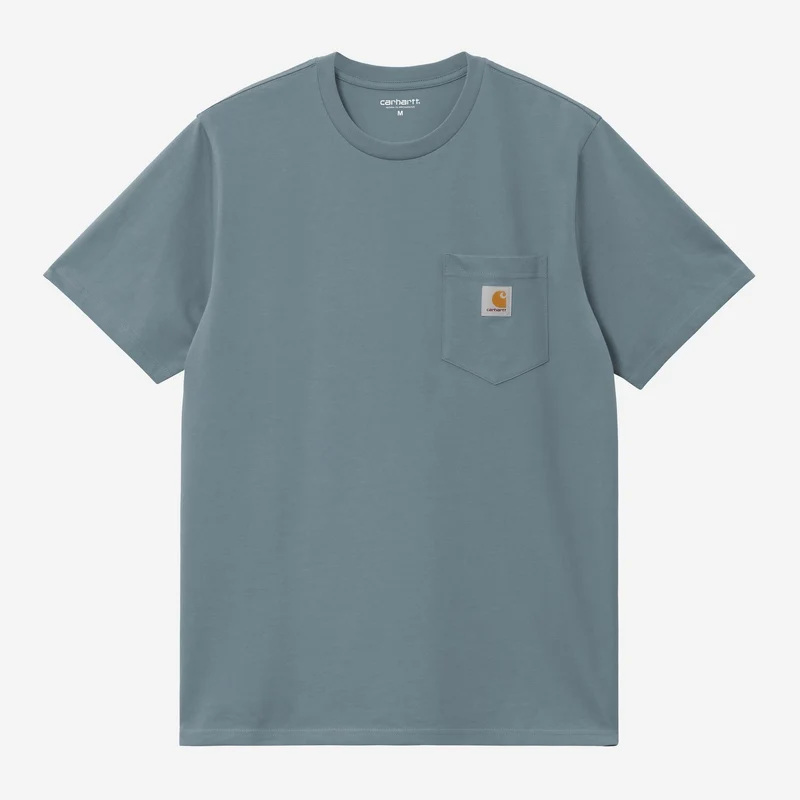 Carhartt WIP Herren-T-Shirt mit Brusttasche | Samtblau