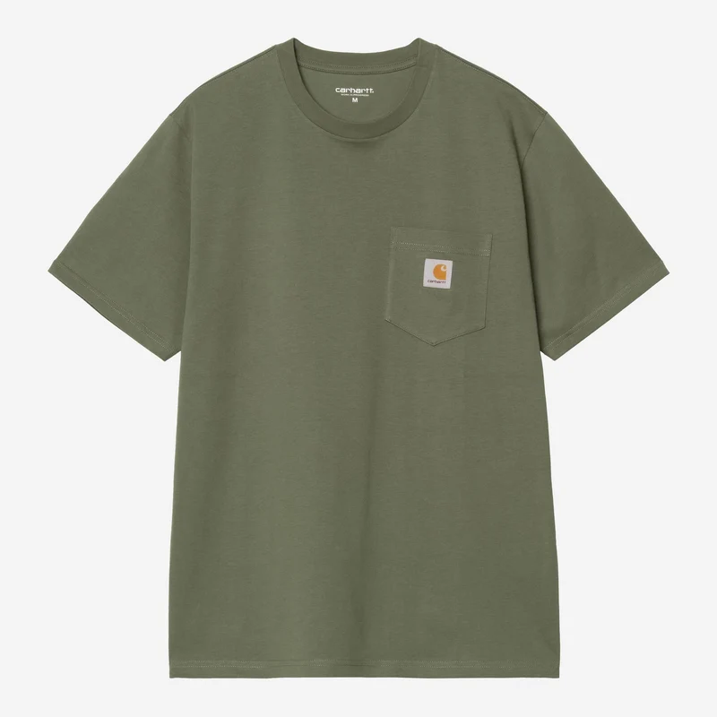 Carhartt WIP Herren-T-Shirt mit Brusttasche | Blatt