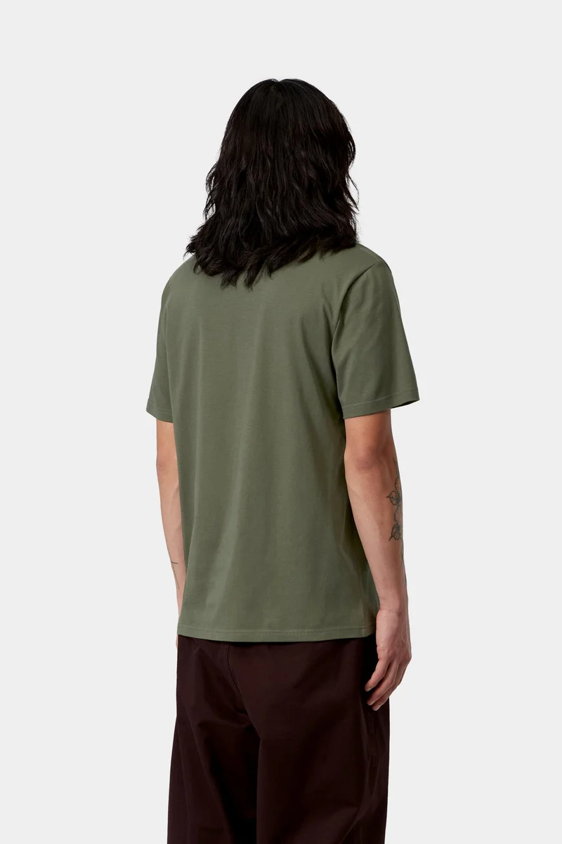 Carhartt WIP Herren-T-Shirt mit Brusttasche | Blatt