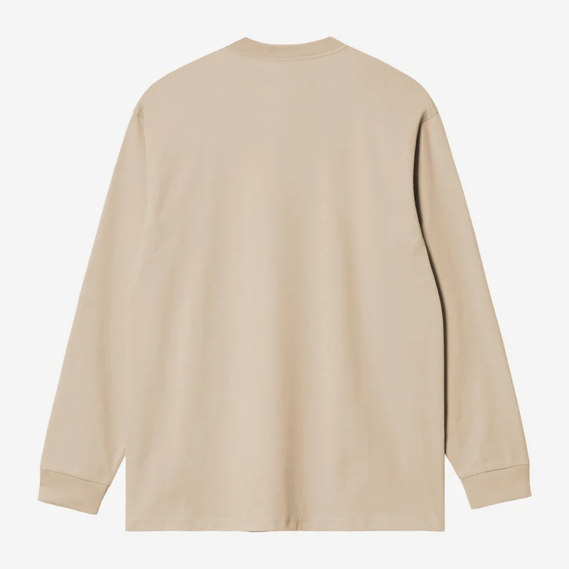 Carhartt WIP Herren Chase Langarm-T-Shirt | Fleur De Sel