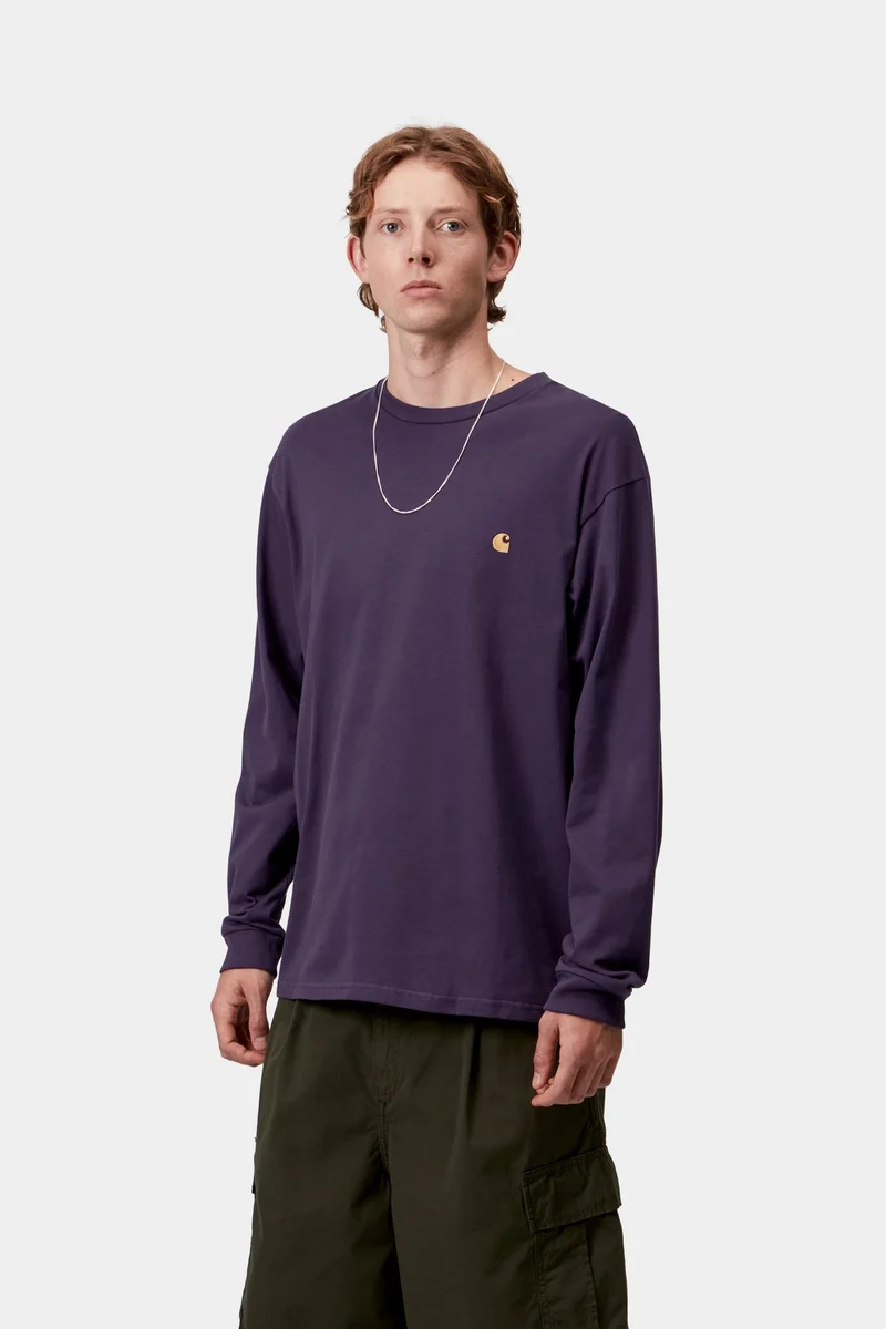 Carhartt WIP Herren Chase Langarm-T-Shirt | Lokers