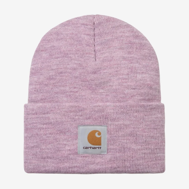 Carhartt WIP Unisex-Acryl-Uhrenmütze | Sanftes Lila-Melange