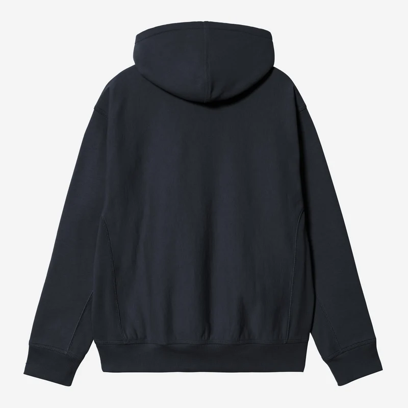 Carhartt WIP Herren American Script Hoodie | Deep Night