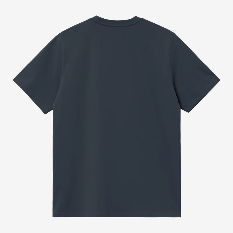 Carhartt WIP Herren Kurzarm American Script T-Shirt | Deep Night
