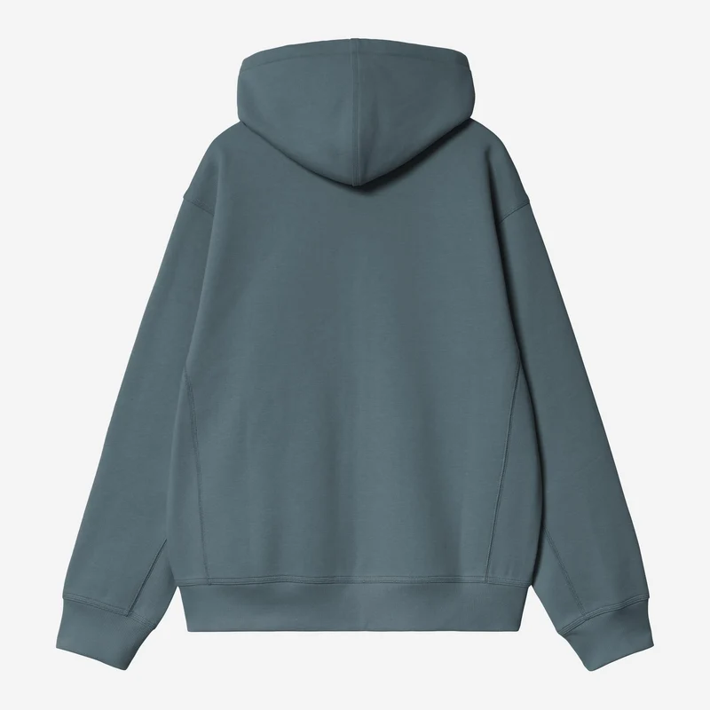 Carhartt WIP Herren American Script Kapuzenjacke mit Reißverschluss | Büroblau