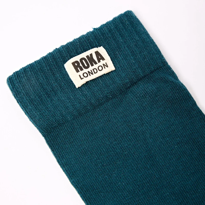 ROKA Wimbledon Bio-Baumwollsocken | Türkis