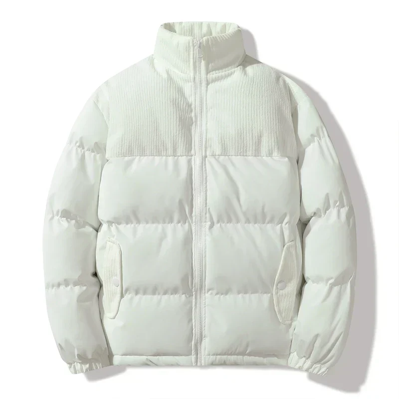 Unisex-Steppjacke mit Korddetails - Aiden