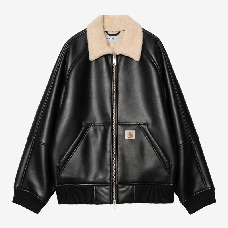 Carhartt WIP Shepton Herrenjacke | Schwarz / Natur