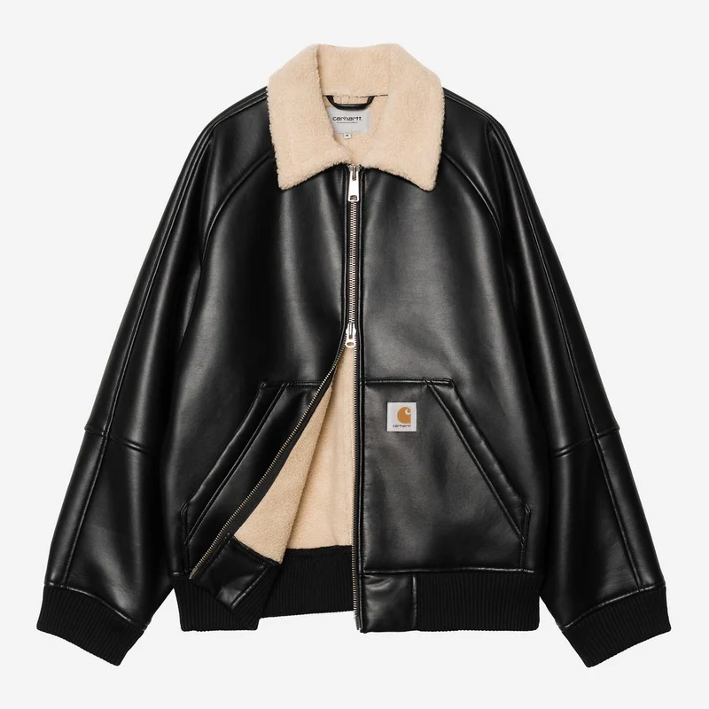 Carhartt WIP Shepton Herrenjacke | Schwarz / Natur
