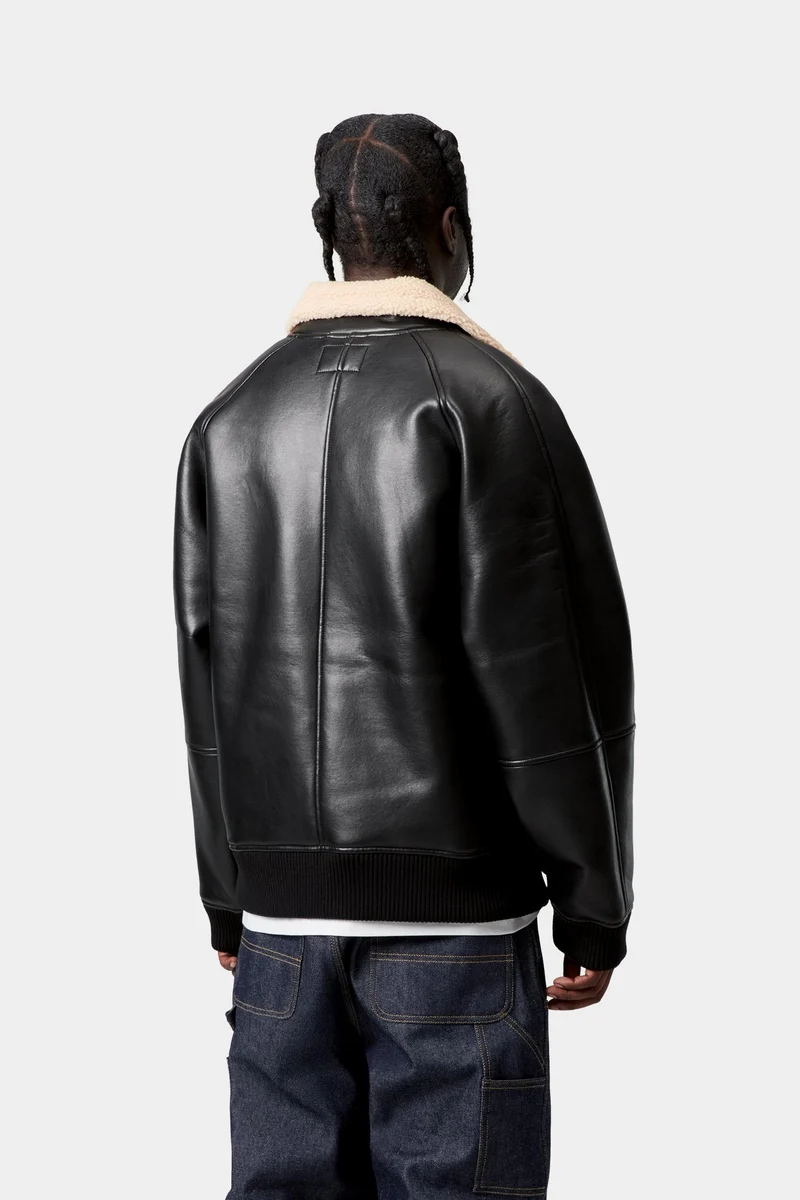 Carhartt WIP Shepton Herrenjacke | Schwarz / Natur