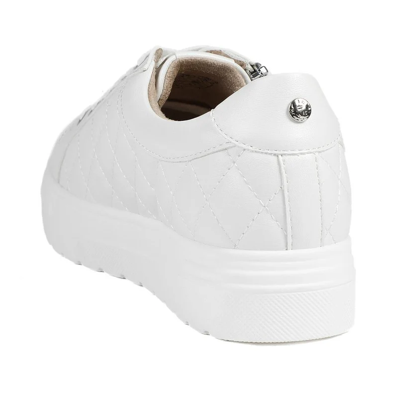 Bellissimo Wide Fit Zipped Trainers - BELWBINS43019 / 328 918 - White