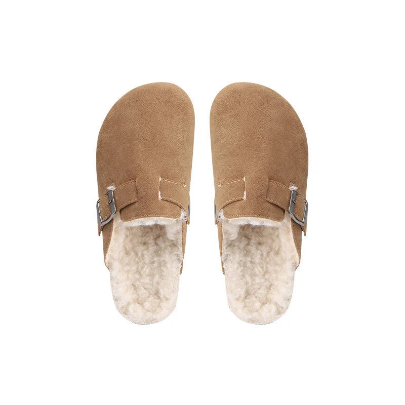 Clog-Schuhe für Frauen mit Plüschfutter - Yadhi