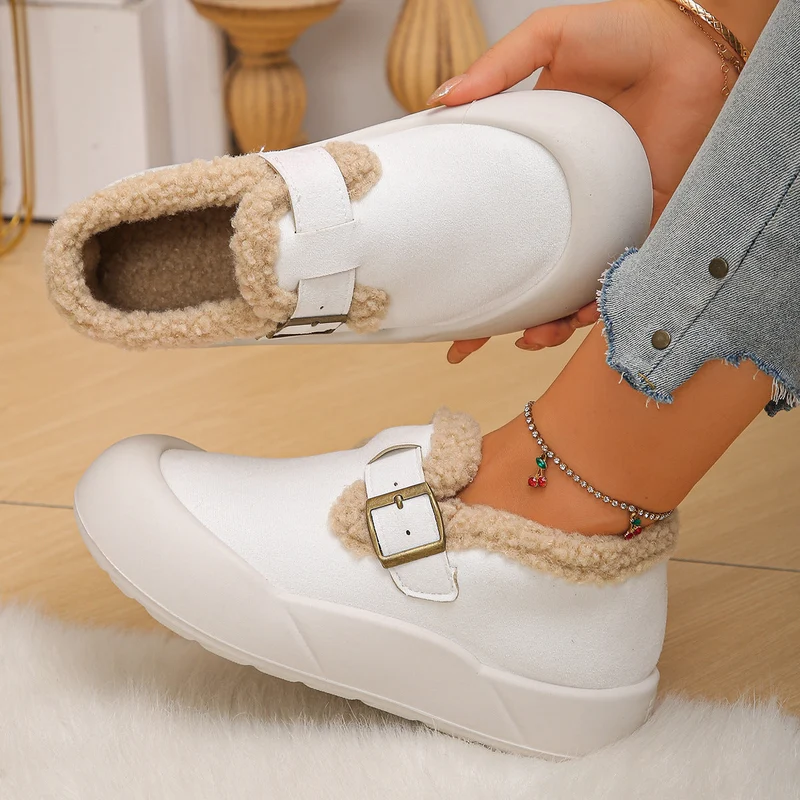 Damen Winterclogs mit verstärkter Spitze und Schnalle - Renate
