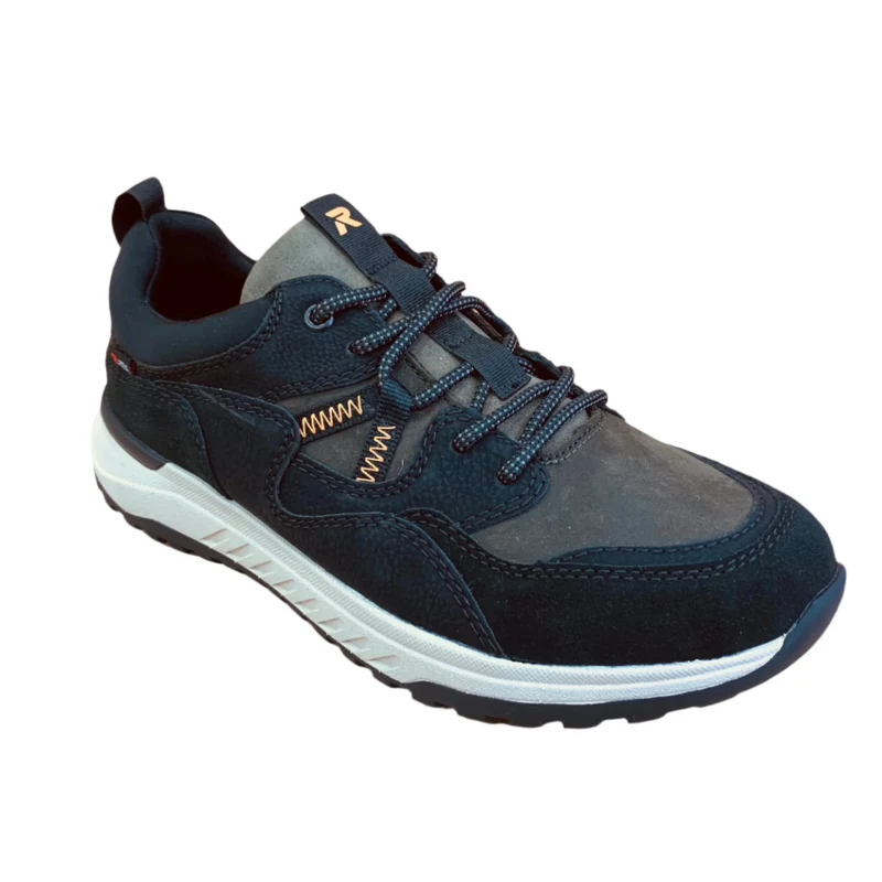Rieker Herren-Sneakers „Evolution“ aus Leder - Schwarz