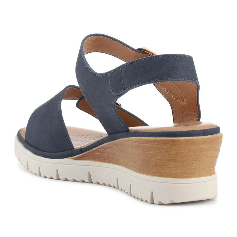 Adjustable Fit Cushioned Sandals - BAIZH41066 / 327 980 - Navy
