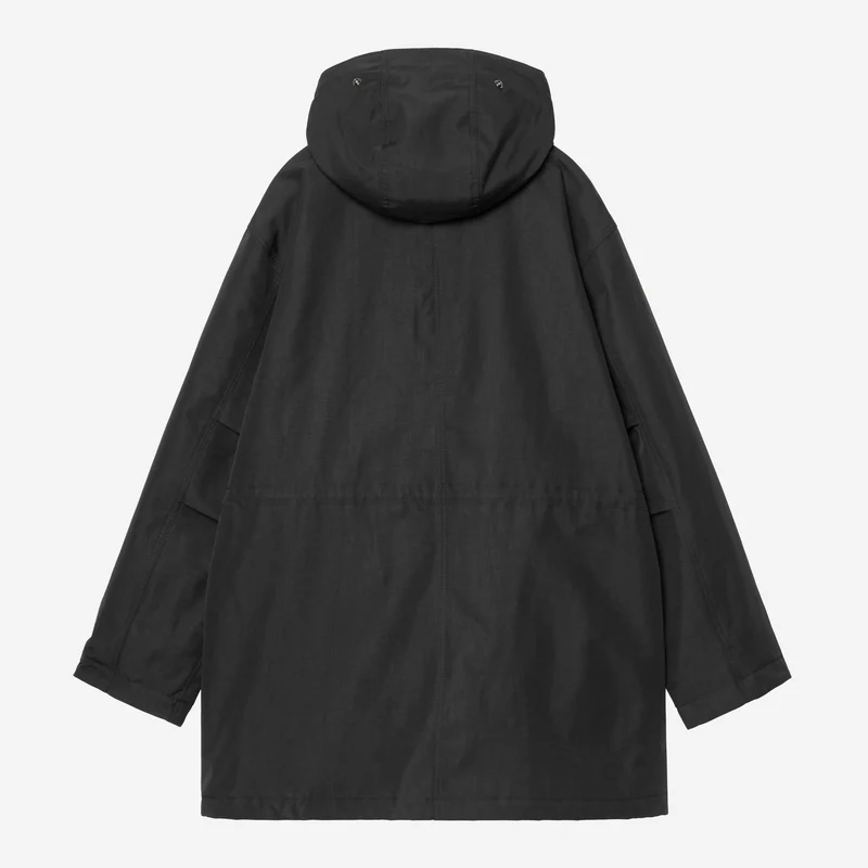 Carhartt WIP Herren-Sibirische Parkajacke | Schwarz