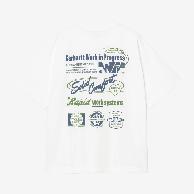 Carhartt WIP Herren Networks T-Shirt | Weiß