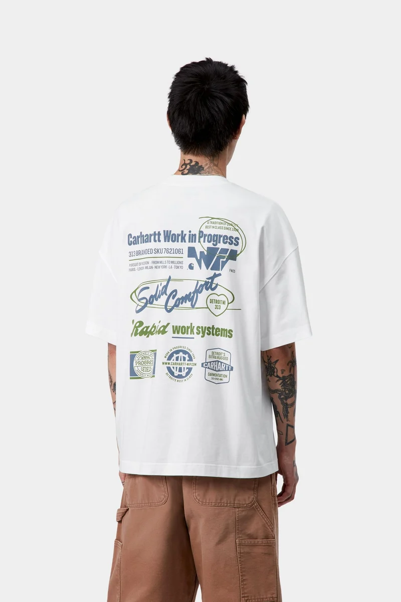 Carhartt WIP Herren Networks T-Shirt | Weiß