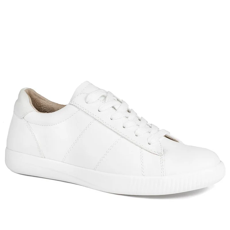 Casual Lace Up Platform Trainers - WBINS43017 / 329 059 - White