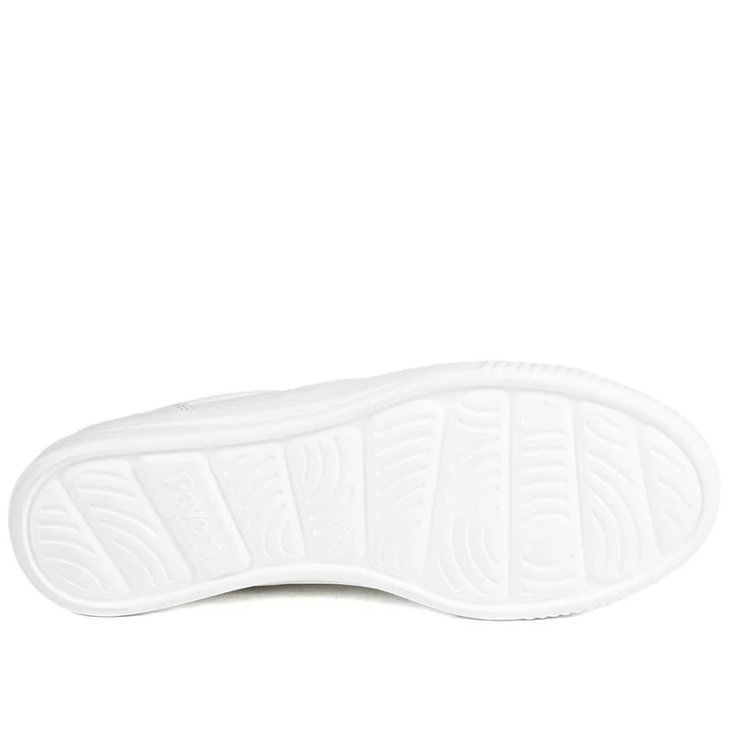 Casual Lace Up Platform Trainers - WBINS43017 / 329 059 - White