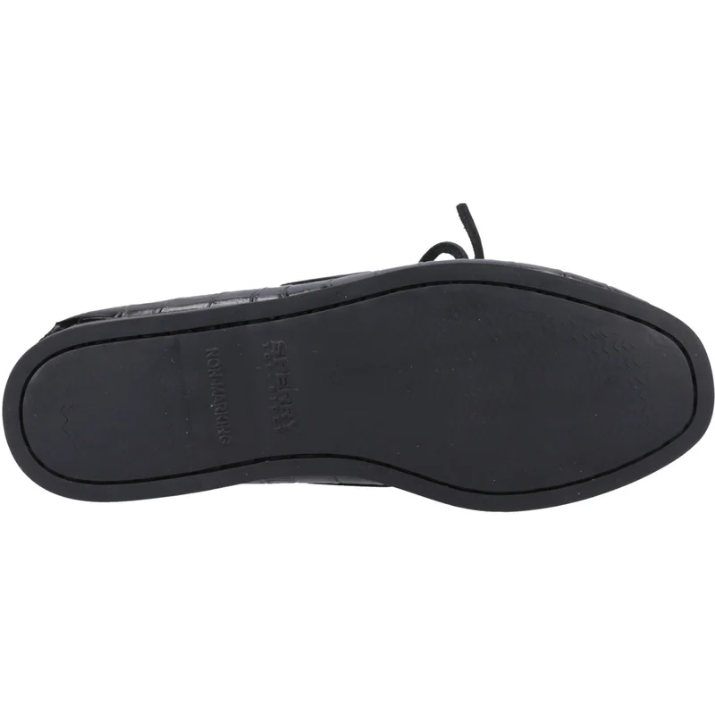 Sperry Authentischer Damen-Bootsschuh mit 2 Ösen | Schwarz