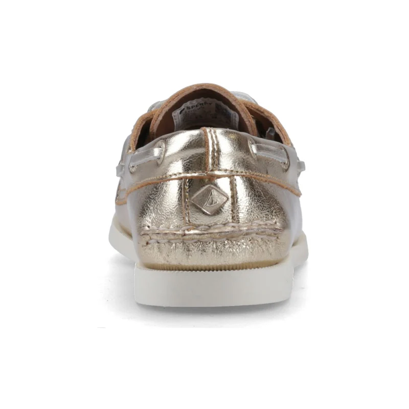 Sperry Authentischer originaler Damen-Bootsschuh mit 2 Ösen | Gold