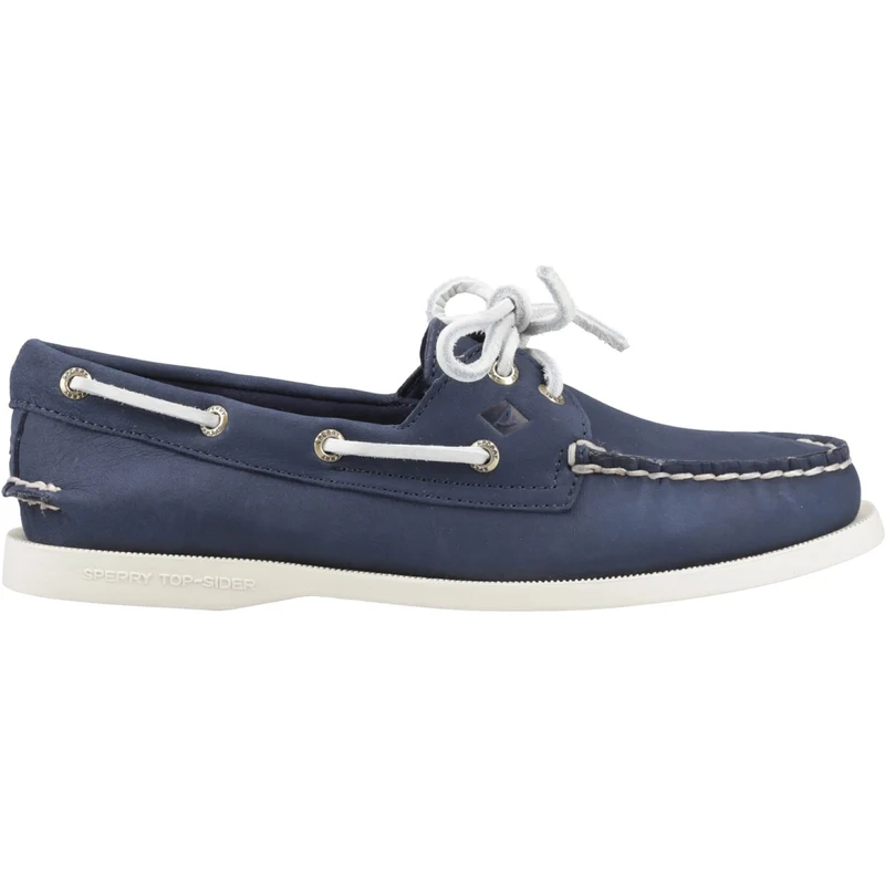Sperry Authentischer originaler Damen-Bootsschuh mit 2 Ösen | Marineblau