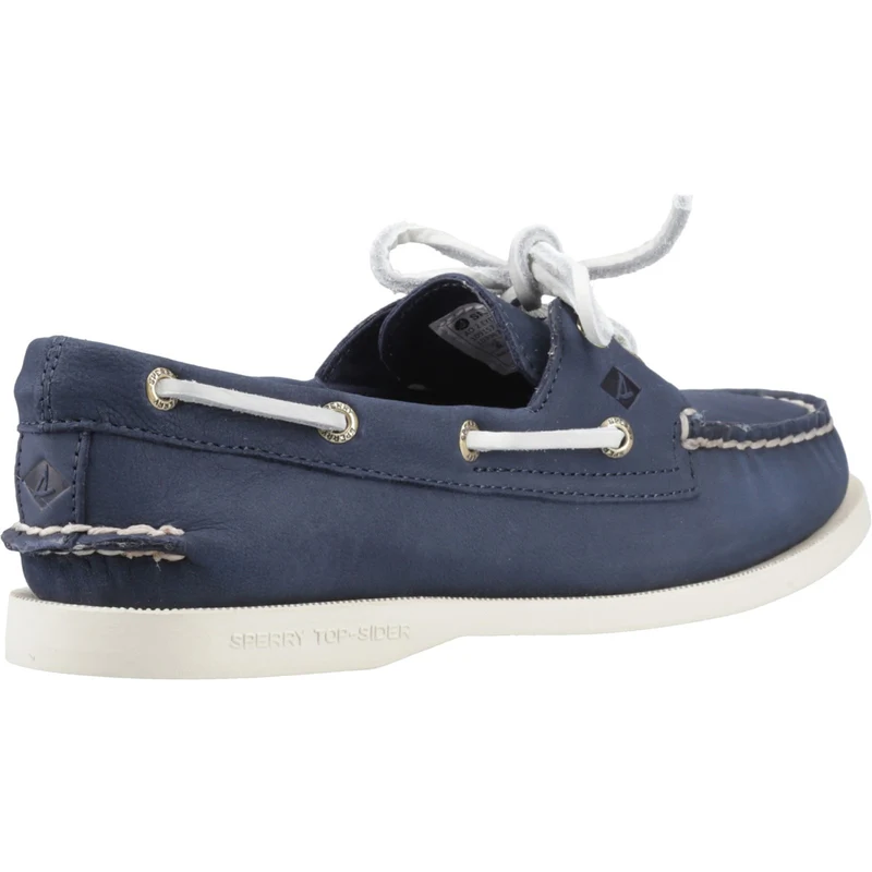 Sperry Authentischer originaler Damen-Bootsschuh mit 2 Ösen | Marineblau