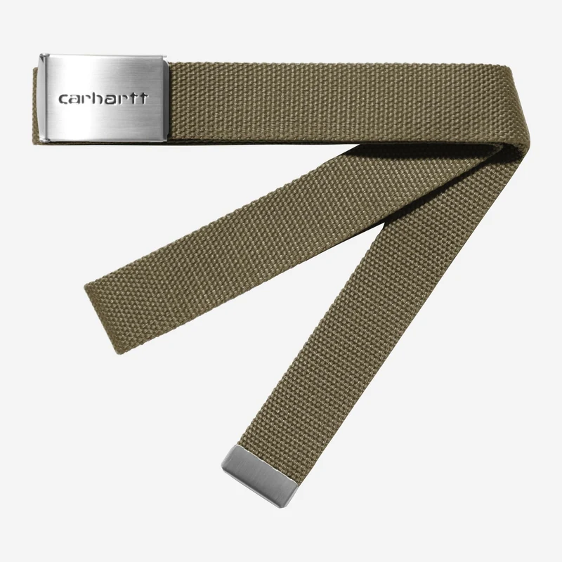 Carhartt WIP Herren-Gürtel mit Chromclip | Messing