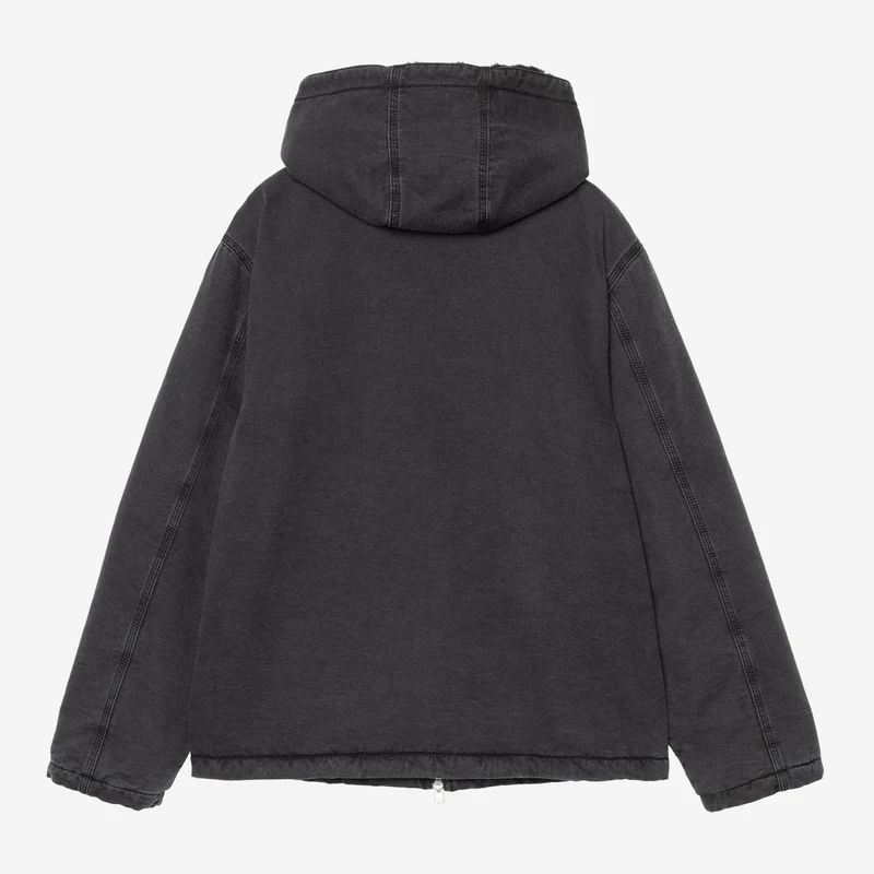 Carhartt WIP Damen-Kapuzenjacke „Mitch“ | Schwarzer Canvas