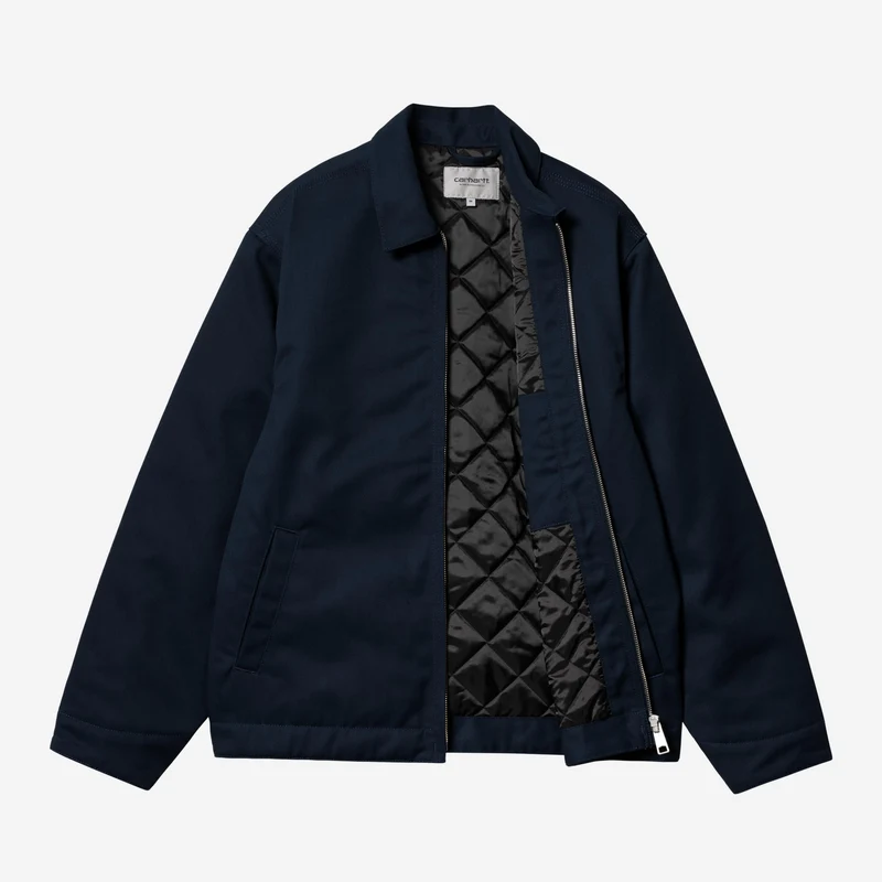 Carhartt WIP Module Script Herrenjacke | Dunkelblau/Weiß