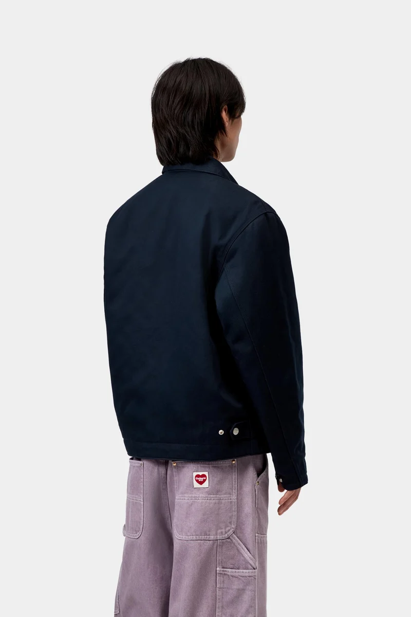 Carhartt WIP Module Script Herrenjacke | Dunkelblau/Weiß