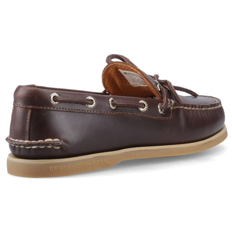 Sperry Authentic Original Gold Cup Herren-Bootsschuhe mit 1-Öse | Braun