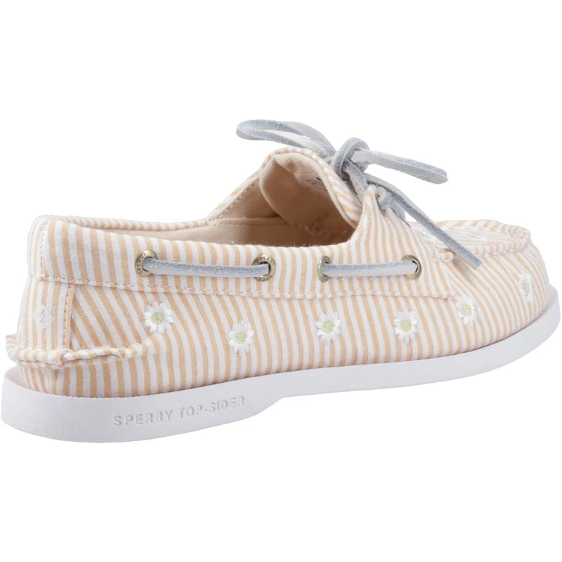 Sperry Authentischer Damen-Bootsschuh mit 2 Ösen | Seersucker