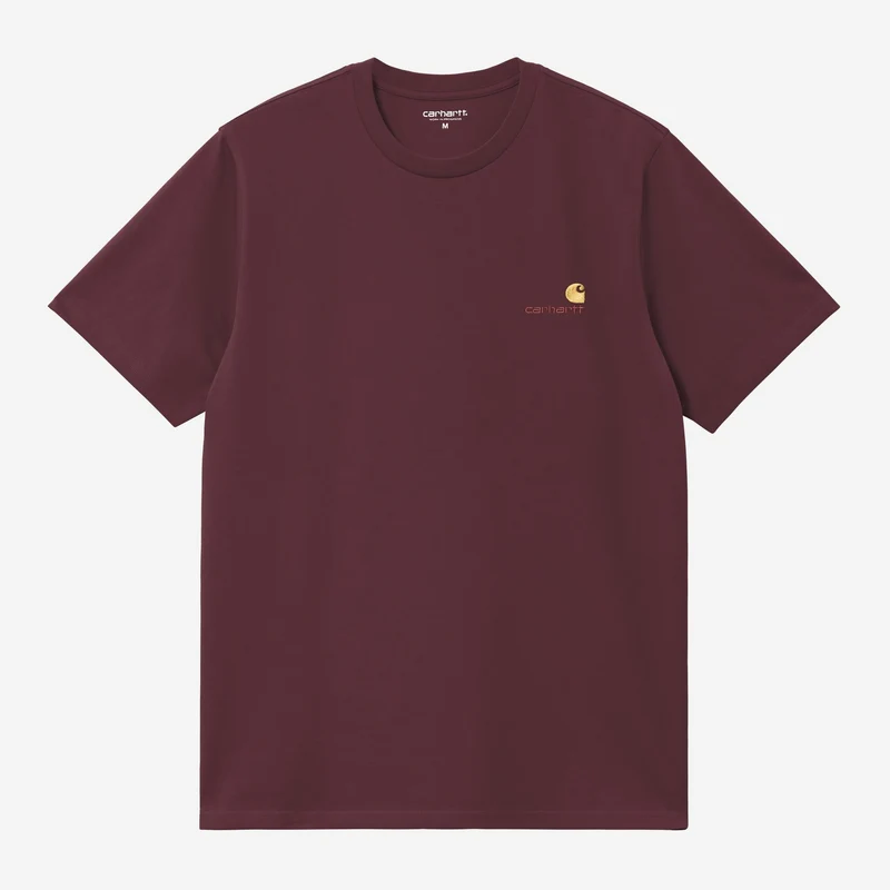 Carhartt WIP Herren Kurzarm American Script T-Shirt | Rondo