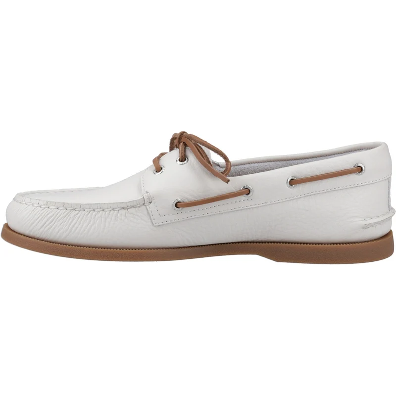Sperry Authentische Herren-Bootsschuhe mit zwei Ösen | Weiß
