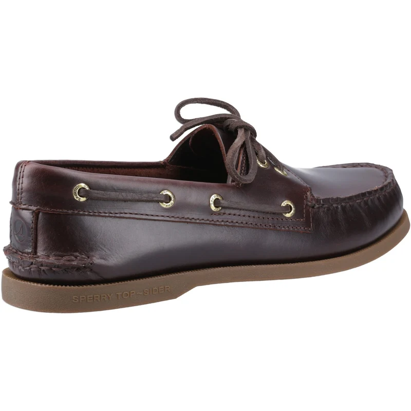 Sperry Authentische Herren-Bootsschuhe mit 2 Ösen | Amaretto