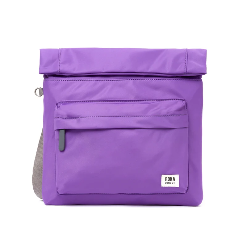 ROKA Stratford L Tasche aus recyceltem Nylon | Frisches Lila