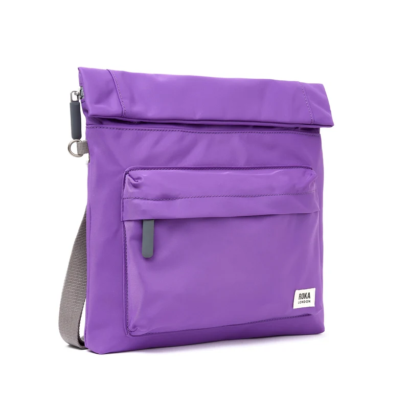 ROKA Stratford L Tasche aus recyceltem Nylon | Frisches Lila