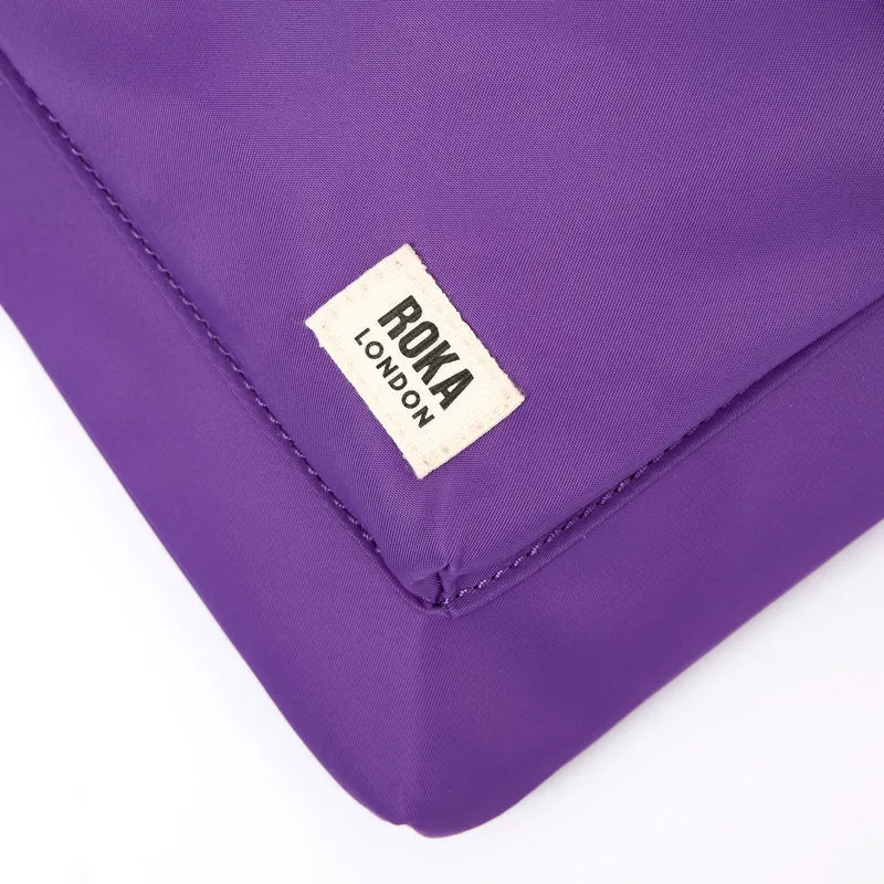 ROKA Stratford L Tasche aus recyceltem Nylon | Frisches Lila
