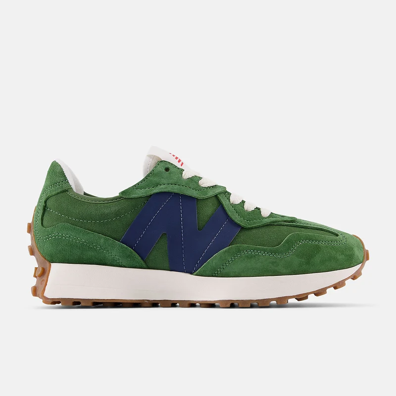 New Balance Unisex-Sneaker 327 | Dunkelalpingrün / Marineblau