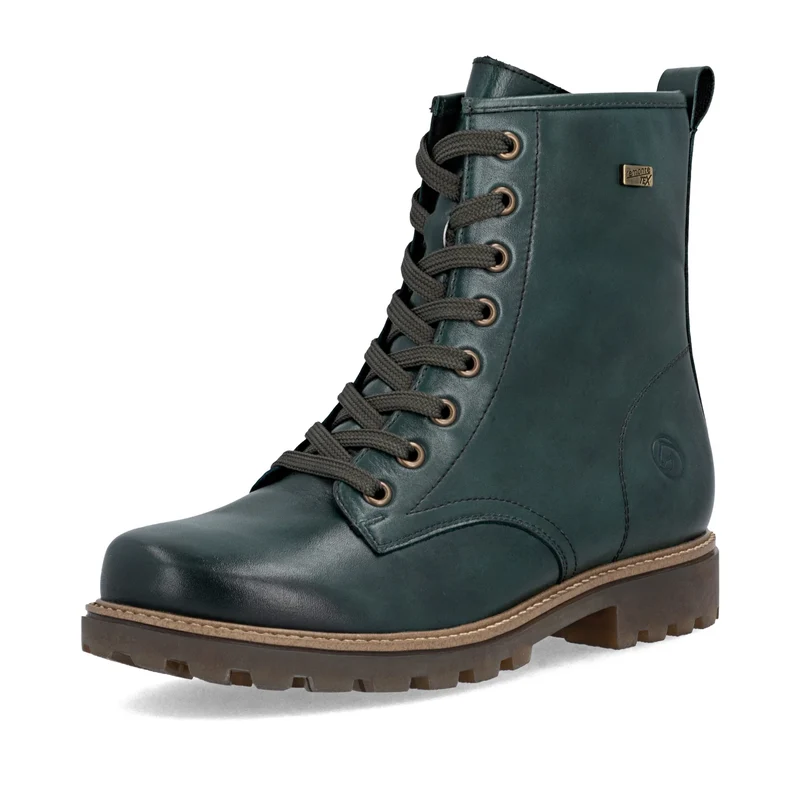 Remonte Damen-Ankle-Boots aus Leder | Grün