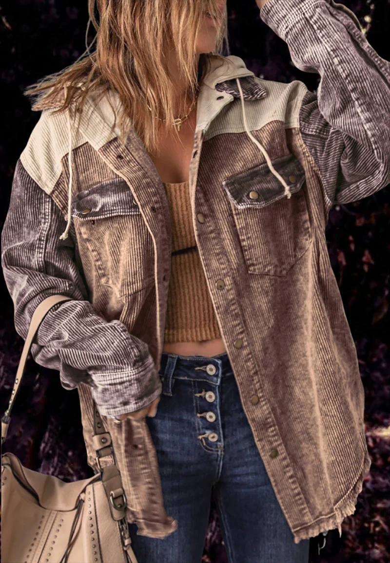 Nina - Retro-Cordjacke