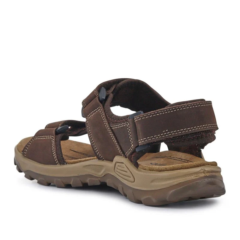 Casual Dual Touch-Fasten Sandals - DDIN41008 / 327 396 - Brown