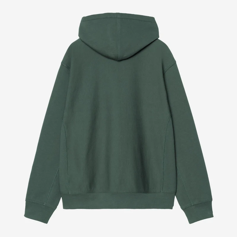 Carhartt WIP Herren American Script Hoodie | Kale Green