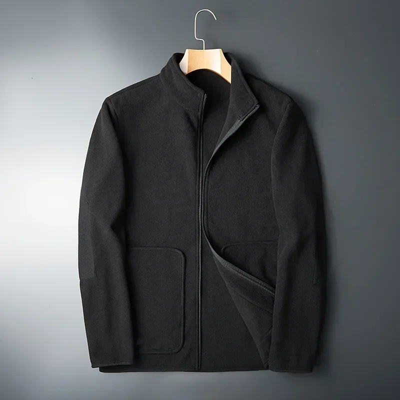 Leichte Herren-Fleecejacke mit kontrastierenden Details - Erian