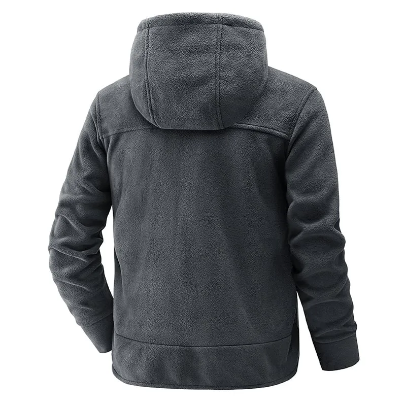 Fleecejacke mit Kapuze für Männer - Nils