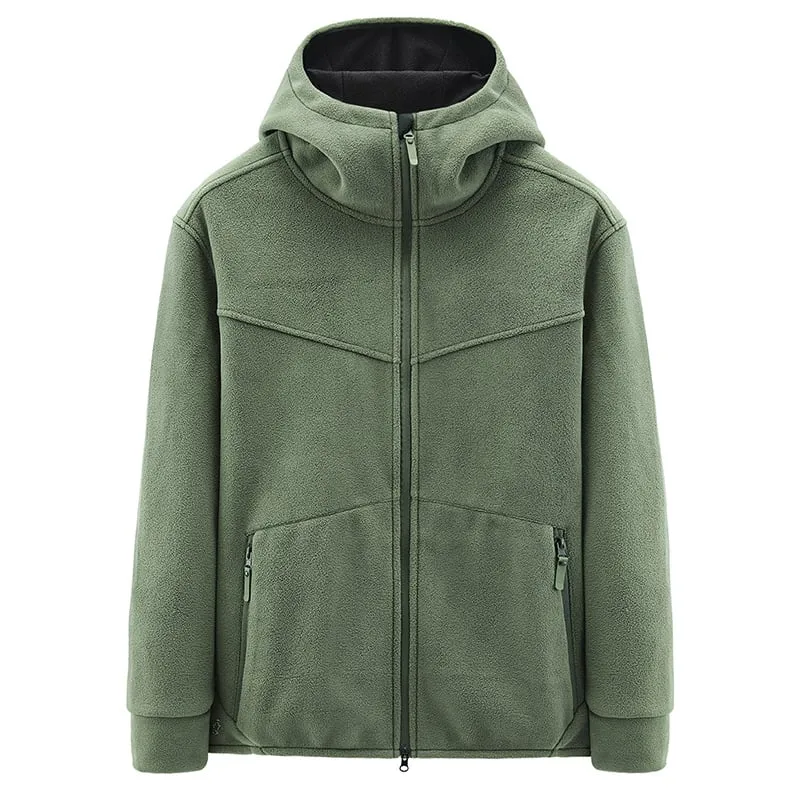 Fleecejacke mit Kapuze für Männer - Nils